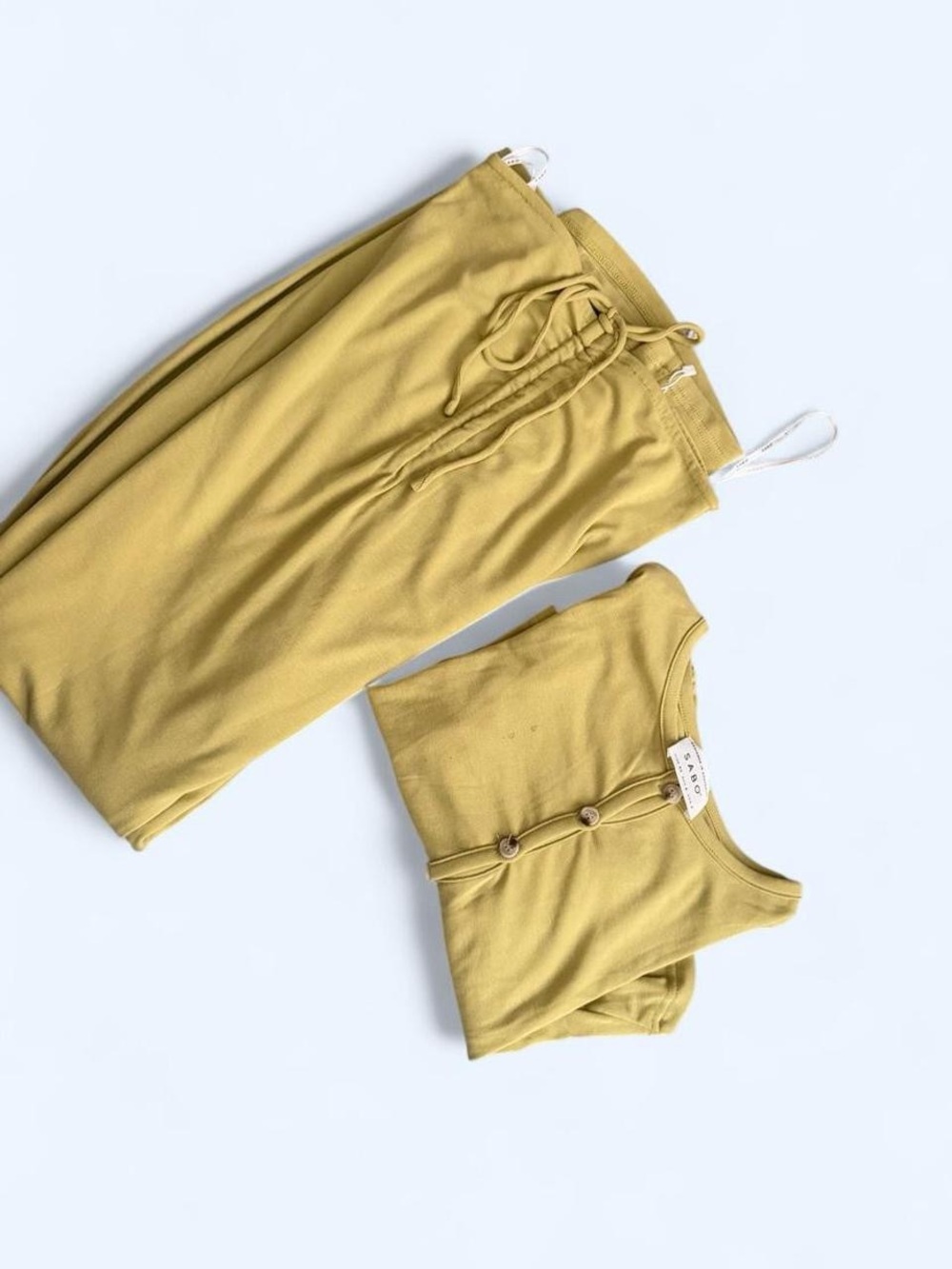Sabo Skirt Mustard Yellow Skirt & Top Set